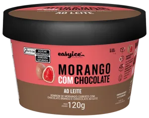 Morango com Chocolate ao Leite